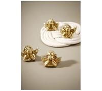 Aoleegatt Brass Little Angel Furniture Handle Pastoral Style Gold Children's Room Drawer Handle Wardrobe Kitchen Cabinet Dresser Knobs(A Style)