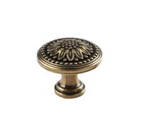 Aoleegatt Bronze Handle Cabinet Wardrobe Door Single Hole Shoe Cabinet Drawer Hardware Home Antique Handle(2)