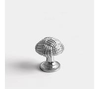 Aoleegatt Chrome/Gold Brass Wire Ball Furniture Handle Golden Silver Pulls Wardrobe Kitchen Cabinet Dresser Drawer Knob(Bright silver-31mm)