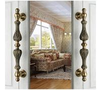 Aoleegatt Classic European Zinc Alloy Bronze Pull Handle Villa Archaize Outdoor Wooden Door Sliding Glass Furniture Steel Door Handles