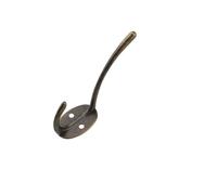 Aoleegatt Clothes Single Bathroom Wall Hanging Clothes Coat Bathroom Door Towel Hotel Punched Single Hook(Antique Brass)