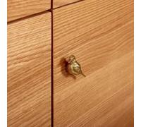 Aoleegatt Creative Brass Fortune Bird Knob Drawer Cabinet Door Handles Kitchen Cabinet Shoe Knobs Pure Copper Handles for Furniture Decor(A-Brass Bird - Right)