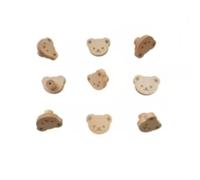 Aoleegatt Cute Mich Wooden Cabinet Handles Beech Wood Drawer Pulls Kids Safety Furniture Hardware(9Pcs a lot)