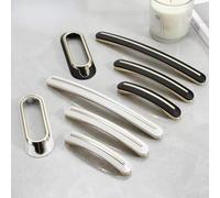 Aoleegatt European White and Black Plus Gold Style Zinc Alloy Kitchen Cabinet Handles Cupboard Door Pulls Drawer Knobs Furniture Hardware(5219-192-Gold Black)