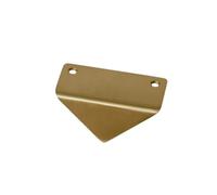 Aoleegatt Gold Light Handles for Furniture Cabinet Door Handle Pure Copper Modern Simple Drawer Hidden Triangle Brass Handle(Type A (Copper))