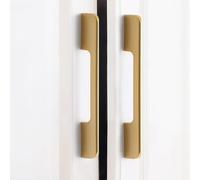 Aoleegatt Gold Long Furniture Handles Kitchen Accessories Drawers Handle Cabinet Knobs and Aluminium Alloy Wardrobe Door Pull Hardware(Gold-96)