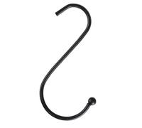Aoleegatt Kitchen Door Rear Hook Hook Multi-Functional S-Shaped Hook Hanger Tree Garden Rust-Proof Iron Material Black(Black)