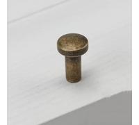 Aoleegatt Minimalist Cabinets Wardrobes Handles Cabinet Door Pulls Retro American Antique Copper Minimalist Small Handles(A-Brass-SingleHole)