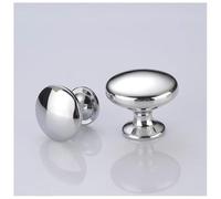 Aoleegatt Modern Simple Drawer Knobs Zinc Alloy Furniture Door Pulls Zamak Black Gold Chrome Decoration Funiture Handles(30mm Chrome)