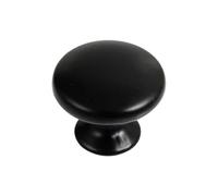 Aoleegatt Modern Simple Drawer Knobs Zinc Alloy Furniture Door Pulls Zamak Black Gold Chrome Decoration Funiture Handles(30mm Black)