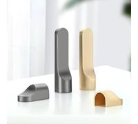 Aoleegatt Modern Simple Style Gray Gold Cabinet Handles Solid Zinc Alloy Kitchen Cupboard Pulls Drawer Knobs Furniture Handle Hardware(5225-16-Simple Grey)