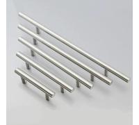 Aoleegatt Modern T Bar Stainless Steel Furniture Hardware Handles Kitchen Cabinets Pull Door Knobs Drawer Wardrobe Cupboard Accessories(4 Inch 64mm)