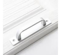 Aoleegatt Muebles Door and Window Open Handle Balcony Wooden Door Sliding Furniture Golden Aluminum Warehouse Black Kitchen Handle(Silver -128)