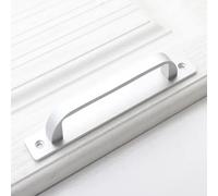 Aoleegatt Muebles Door and Window Open Handle Balcony Wooden Door Sliding Furniture Golden Aluminum Warehouse Black Kitchen Handle(Silver -160)