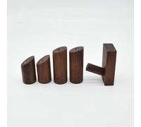 Aoleegatt Nordic Furniture Hook Creative Wood Wall Hanger Docoration Beech Clothes Hat Key Hook Coat Hanger Walnut Hook(Walnut 3x8)