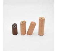 Aoleegatt Nordic Furniture Hook Creative Wood Wall Hanger Docoration Beech Clothes Hat Key Hook Coat Hanger Walnut Hook(Beech 3x8)