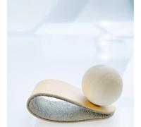 Aoleegatt Nordic Kitchen Wooden Knobs Door Pulls Gold Wardrobe Cupboard Furniture Drawer Cabinet Knobs Artificial Leather Handles Hardware(Yellow)