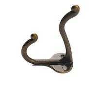 Aoleegatt Retro Chinese Home Improvement Accessories Antique zinc Alloy Antique Coat Hook Double Hole Hook Door Hanging Clothes(B-260-1)