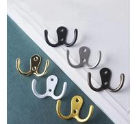 Aoleegatt Simple FurnitureHook Black Chrome Towel Hook for Bathroom Clothes Coat Hook Bedroom Robe Hook Livingroom Kitchen Accessories(Antique)