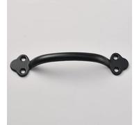 Aoleegatt Simple Plum Blossom Handle Chinese Antique Alloy Wooden Box Drawer Wardrobe Jewelry Box Medicine Cabinet Handle Strip(Black)
