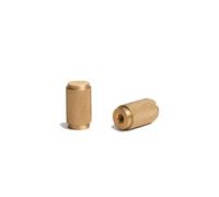Aoleegatt Solid Brushed Brass Handle Cross Knurled Kitchen Cabinet Pulls Wardrobe Drawer Knob Furniture Hardware Accessories(Knob-14mm)