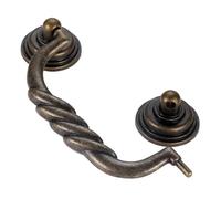 Aoleegatt Zinc Alloy Antique Bronze Cabinet Pulls Handle Kitchen Drawer Wardrobe Door Handle Jewelry Box Knobs 138 * 50mm Furniture Hardware