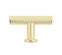 Aoleegatt Zinc Alloy Kitchen Cupboard Door Pulls Knob Gold Cabinet Handle W/Screws Drawer Furniture Hardware for Door Wood Box Home Deocr(Single Hole)
