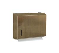 Aolemi Paper Towel Dispenser Antique Brass Toilet Paper Holder Trifold Hand Towel Holder Wall Mount Napkin Dispenser Bronze Vintage with Bath Sponge