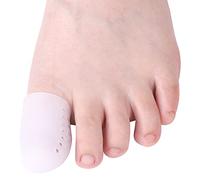 Aoliandatong Toe Protection Big Toe, Pack of 5 Breathable Silicone Toe Protectors for Big Toe, Against Blisters and Calluses Toe Pads Toe Separators for Large Z