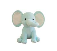 AOLIAY 25cm Cute Colorful Elephant Plush Toy,Soft Stuffed Animal Plush Doll,Cuddly Elephant Gifts for Baby Girls Boys,Comfort Companion Toddlers,Perfect Bedroom Nursery Sofa Home Decor(Blue)