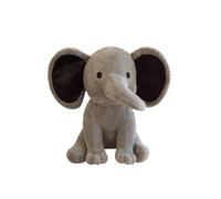 AOLIAY 25cm Cute Colorful Elephant Plush Toy,Soft Stuffed Animal Plush Doll,Cuddly Elephant Gifts for Baby Girls Boys,Comfort Companion Toddlers,Perfect Bedroom Nursery Sofa Home Decor(Grey)