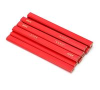 Aolidsive 10pcs Carpenter Pencils, Builders Woodworking Pencils with Double Head Design and Thickened, for Marking on Wood Tile Metal Glass Leather Plastic