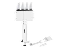 Aolidsive 12 Channel Adjustable Pipette Manual Pipettor 0.5 to 10μl Plastic Micro Transfer Pipette with 0.1μl Increment for Laboratory Sample Handling Research Technicians