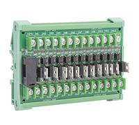 Aolidsive 12 Channel PLC Amplifier Board, NPN Input PNP Output, DC12-36V Relay Module for Industrial Automation Applications