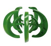 Aolidsive 1200W Vertical Axis Wind Generator Kit, 12V Lantern Design Motor for Solar Hybrid Systems, Alloy Steel & Plastic Construction with 5 Blades, Ideal for Ships Cabins Mobile (24V)