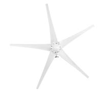 Aolidsive 1200W Wind Generator, 5 Vane/Wing Small Windmill Kit with 3-Phase AC Generator for Industrial Supplies, Automatic Wind Direction Adjustment (12V)