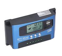Aolidsive 12V 24V MPPT Solar Charge Controller with Large LCD Display Industrial Microchip for Solar Panel System High Energy Conversion 40A (100A)