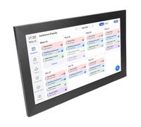 Aolidsive 15.6 Inch Digital Calendar 1080P HD Touchscreen with Chore Chart and Dinner Planner WiFi Sync for Family and Home Office Organization (UK Plug)