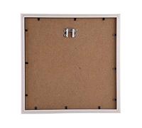 Aolidsive 25x25cm Plastic Letter Board, Changeable Message Sign with Black White Frame, DIY Wall Mounted Decor for Home Living Room Bedroom (White Frame)