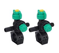 Aolidsive 2Pcs Agricultural Spray Nozzle Fan Shaped Spraying Nozzle for with Adjustable Anti-Drip Design External Thread Connection for Farm Garden