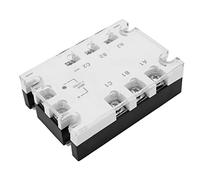 Aolidsive 3 Phase Solid State Relay DC to AC SSR 3-32VDC to 24-480VAC Noiseless Anti Shock for Industrial Automation and Motor Control (TSR-15DA-H)