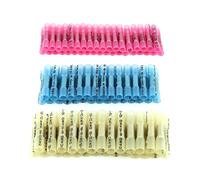 Aolidsive 300pcs Heat Shrink Wire Connectors, Electrical Terminals Assortment Kit with Insulated Sleeve for Water Moisture Protection, for Cars Motor Homes Garages Workshops