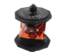 Aolidsive 360° Prism Total Station Reflector Prism with K9 Glass and ABS Material, 25.4mm Diameter for Tunnel Mine Highway Surveying