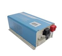 Aolidsive 5000W Pure Sine Wave Inverter Wall Mounted Sine Inverter Charger AC LCD Display ABS Stainless Steel for Home Street Monitoring Solar Use (96V)
