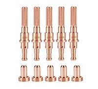 Aolidsive 5pcs Nozzle Tip 5pcs Electrode for Thermal Dynamics SL60/100 Torch with Copper Material High Compatibility 9-8215 9-8210
