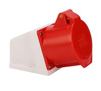 Aolidsive 5Pin Industrial Power Socket, ABS Material, IP44 Weatherproof, 32A Rating for Industry and Railways