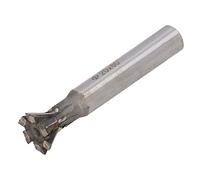 Aolidsive 60 Degree Dovetail Cutter 20mm Carbide 6 Flute Milling Tool for Stainless Steel Carbon Steel Alloy Cutting and Efficient Chip Evacuation