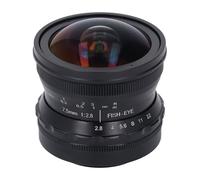 Aolidsive 7.5mm Industrial Wide Angle Lens F2.8 M42 Manual Focus 180° FOV 11 Elements 9 Groups Aerospace Aluminum for Machine Vision Landscape Photography