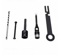 Aolidsive 8MM Square Hole Drill Bit Powerful Mortising Chisel Tool for Woodworking Projects Suitable and Enthusiasts Made of Alloy Steel