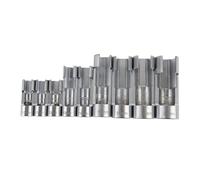 Aolidsive 9-Piece Fuel Line Socket Set (10-22mm) - CRV Steel Injector Socket Wrench for ABS Lines, Fuel Pipes & Car Repair with 1/4in 3/8in 1/2in Drive